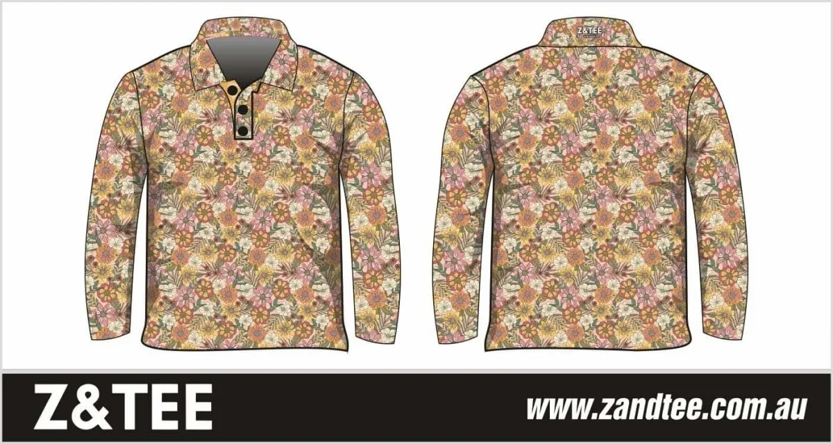 Western | Vintage Daisy Duke Floral Fishing Shirt ★Pre-Order★