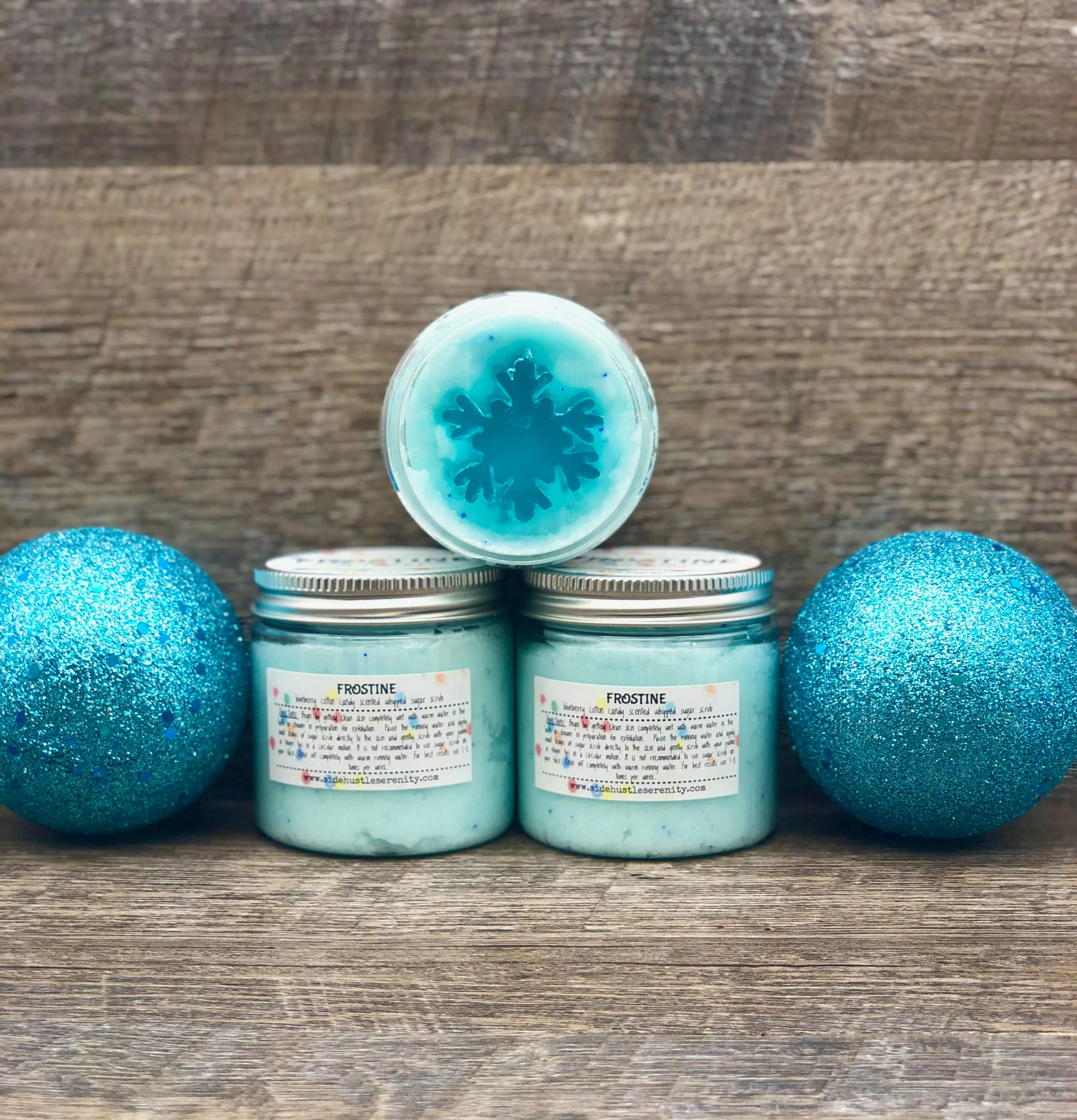 Whipped Sugar Scrub | FROSTINE | Blueberry Cotton Candy Scented