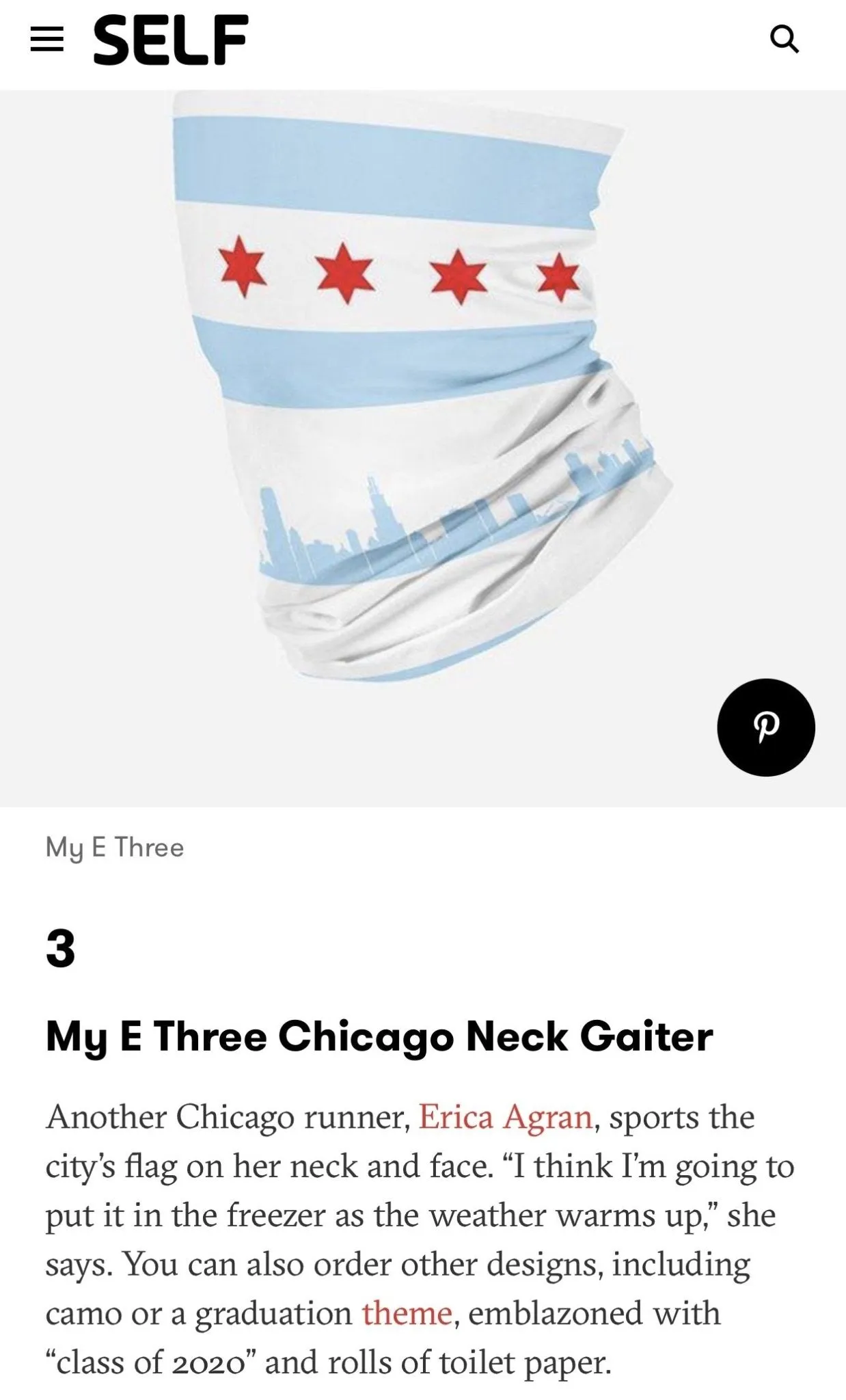 WINTER Chicago Neck Gaiter - White