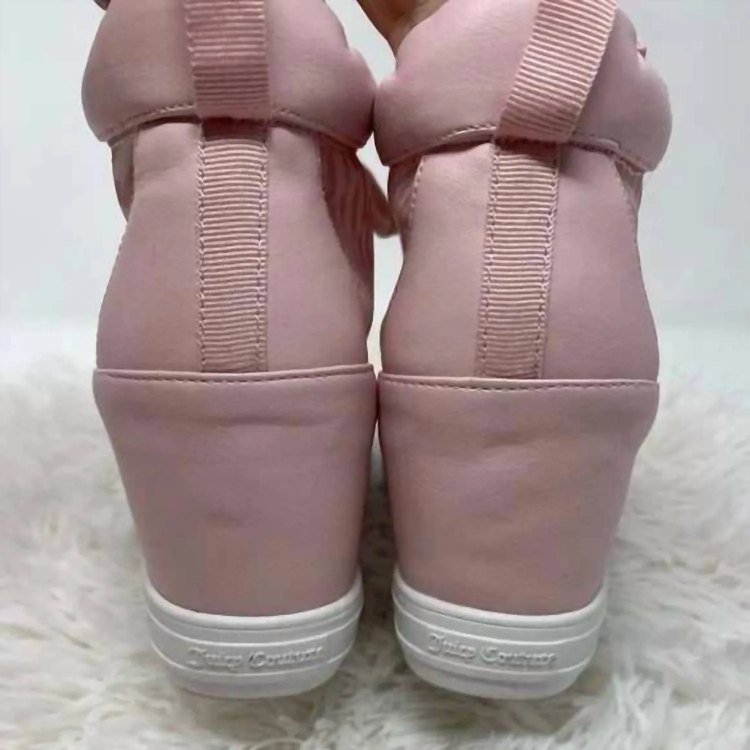Women Jorgia Quilted Wedge Sneakers In Pink