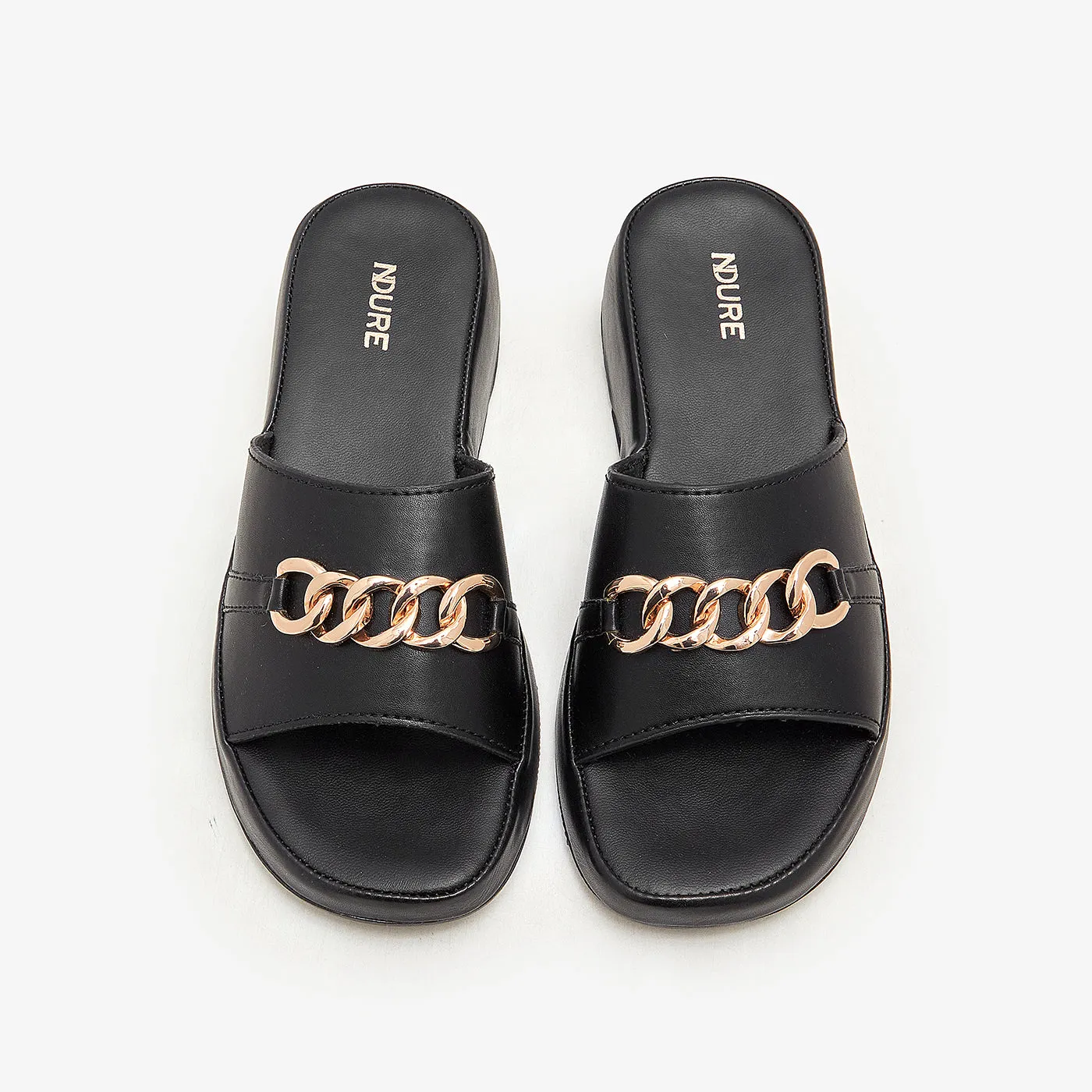 Women's Embellished Slides