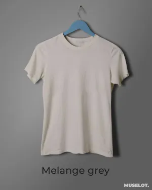 Women's plain grey t shirt