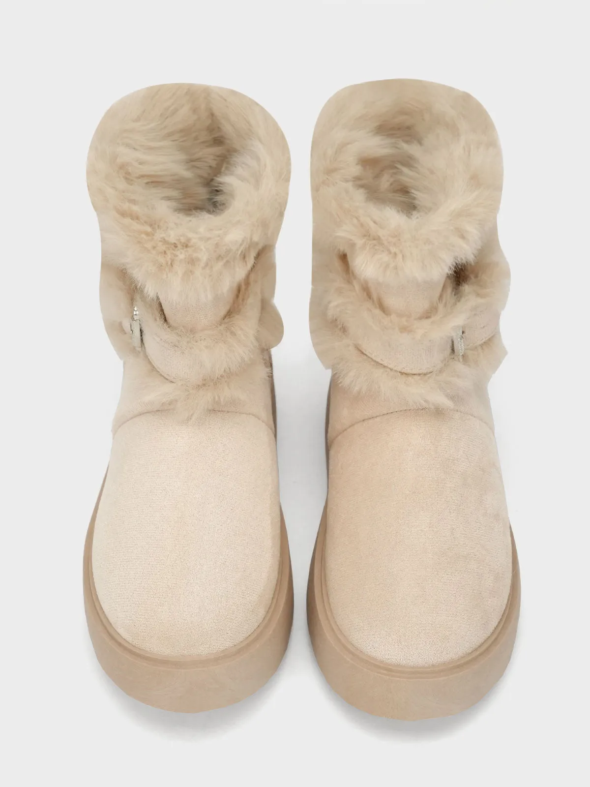 Women's "ABRAX" Winter Cozy Flat Boots