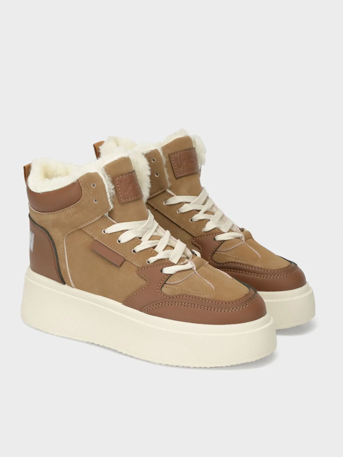 Womens "EIMEAR" Casual FauxFur  Trainers