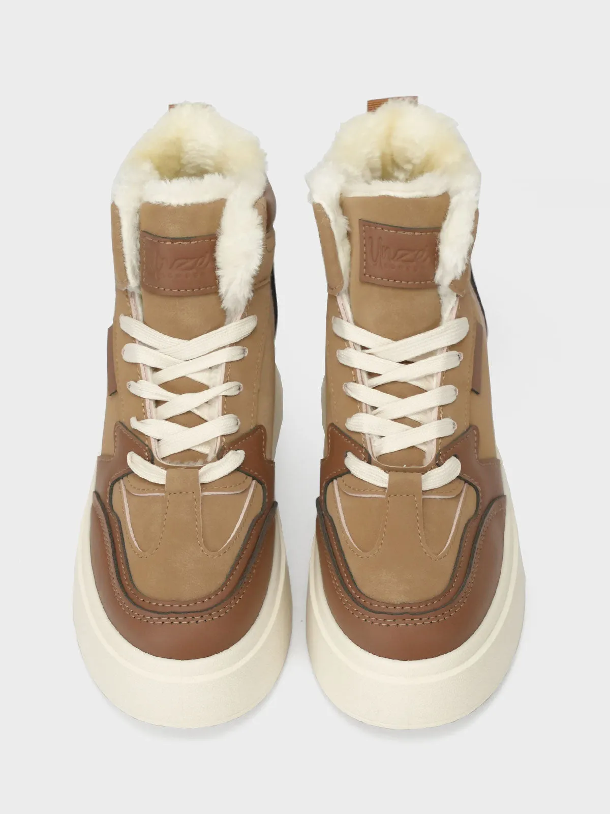 Womens "EIMEAR" Casual FauxFur  Trainers