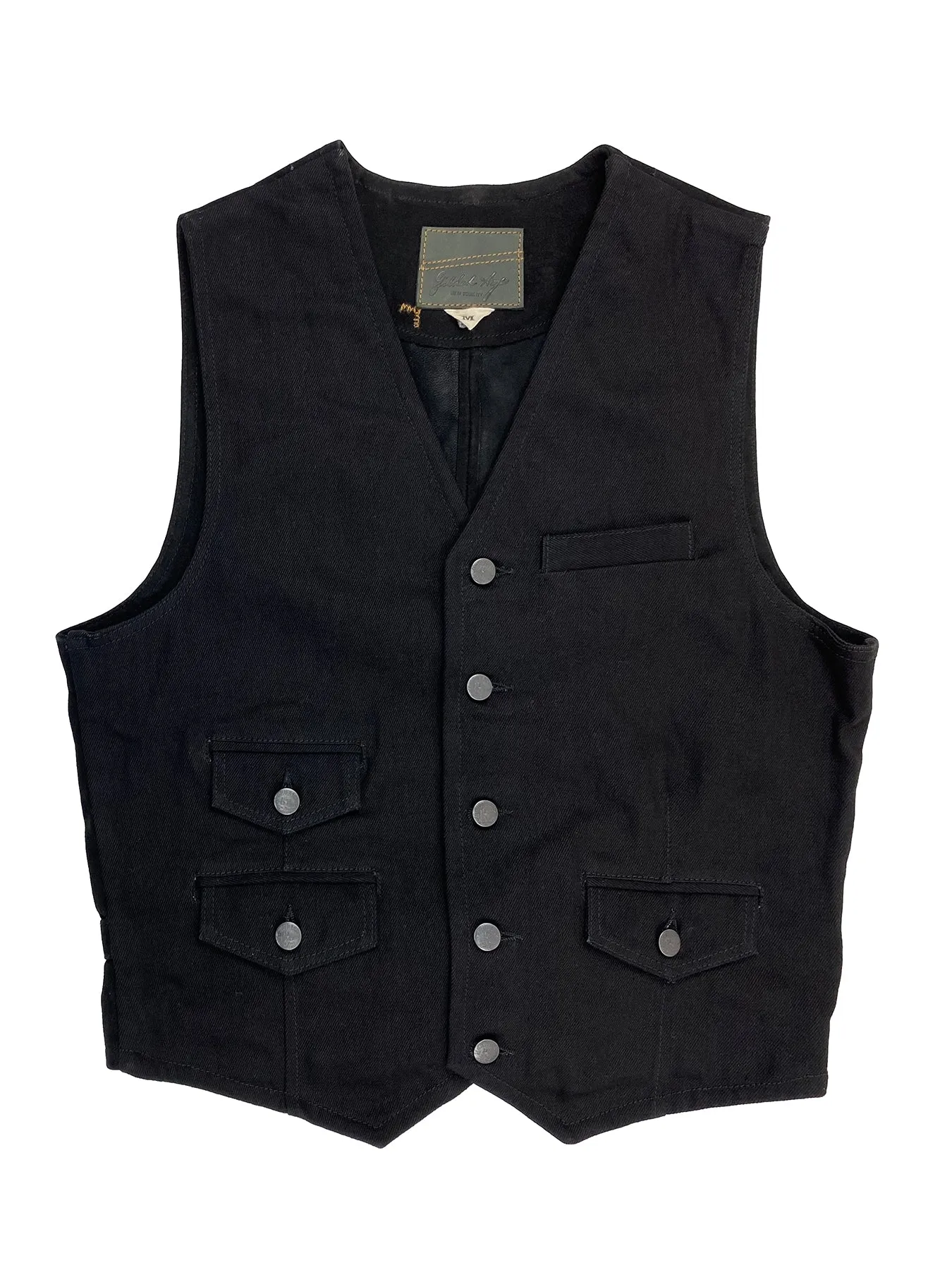 Wyatt Denim Suede Vest 4183