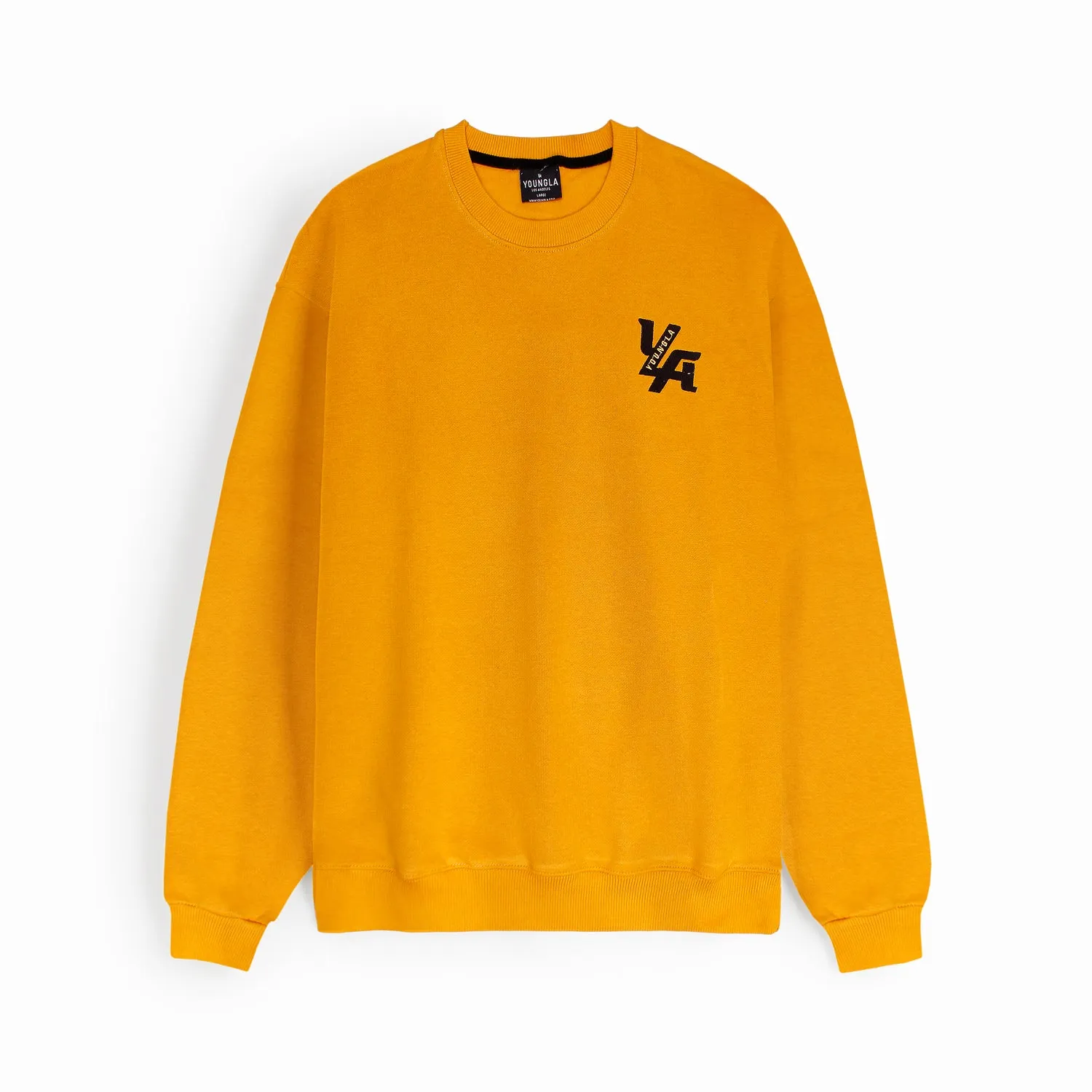 Young L.A Mustard Embroidered Sweatshirt