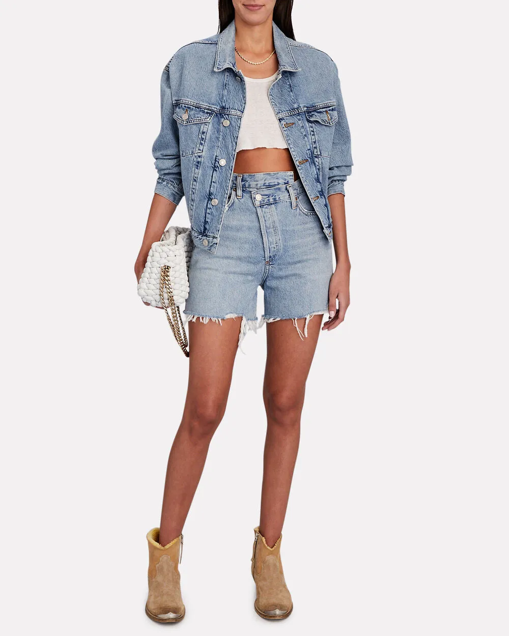 Young Shearling-Lined Suede Ankle Boots