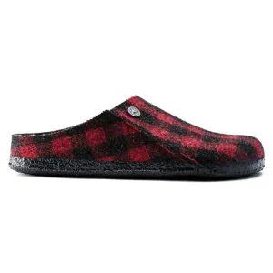 'Zermatt Rivet' men's home slippers - Red black combi